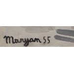 Pinchas Burstein \ Maryan (1927 Nowy Sącz - 1977 Nowy Jork), Kompozycja, 1955