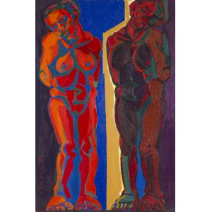 Marian Czapla (1946 Gacki koło Szydłowa - 2016 Warszawa), Opłakiwanie z cyklu Ecce Homo, 1991