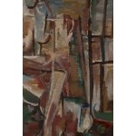 Zbylut Grzywacz (1939 Kraków - 2004 Kraków), Akt kobiety siedzącej, 1958