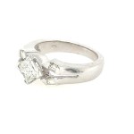 18K WHITE GOLD RING 8.03 GR WITH DIAMONDS AND BRILLIANTS - RNG30406