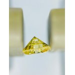 0.25 NATURAL POLISHED DIAMOND NATURAL FANCY UNIFORM INTENSE YELLOW - GIA - F10502A-17