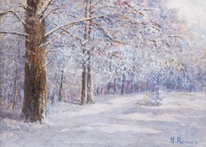 Helena RÖMERÓWNA, Römer, (Elena Romerytė) (1875 - 1947), Winter Landscape;
