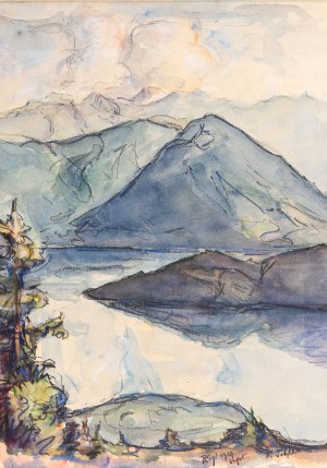 P. PÖHLL (?) (active ca. 1920 - 1935), Rigi; September 1929