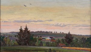 Bolesław BARBACKI (1891 - 1941), Rural Landscape; 1931