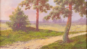 Jozef GURANOWSKI (1852 - 1922), Pines by the Road
