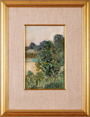 Wlodzimierz ZAKRZEWSKI (1916-1992), Landscape; 1980