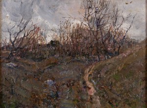 Wlodzimierz ZAKRZEWSKI (1916-1992), Field Path ; 1972