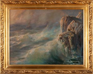 Jakub Michał KASPROWICZ (1905-1975), The stormy sea