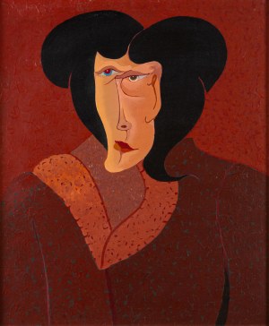 Henryk P£ÓCIENNIK (1933-2020), Portrait of Mrs. M; 1991