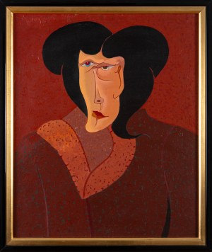 Henryk P£ÓCIENNIK (1933-2020), Portrait of Mrs. M; 1991