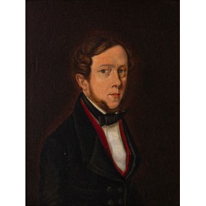 Nieznany ARTYSTA, Portret Johna Halla (?); Pierwsza połowa XIX w. Szkoła angielska