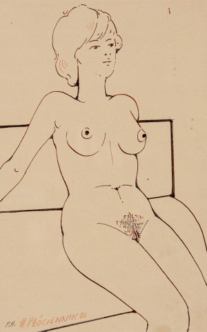 Henryk P£ÓCIENNIK (1933-2020), Female nude; 1986
