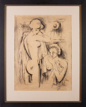 LHP (?), Female Nudes (Bathing Scene); first half of 20th century (?)