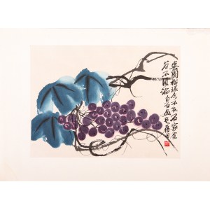 Qi Baishi (齐白石) (1864 - 1957), Winogrona; 1953