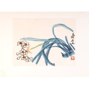 Qi Baishi (齐白石) (1864 - 1957), Narcyzy; 1953