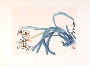 Qi Baishi (齐白石) (1864 - 1957), Narcissus; 1953.