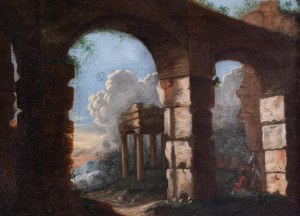 Artist unspecified (18th century), Landscape with ruins
