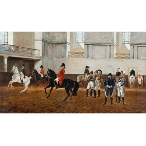 Artysta nieokreślony (XIX w.), Hiszpańska szkoła jazdy, 1880