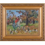 Wojciech Kossak (1856 Paris - 1942 Cracovie), Chasseur par force