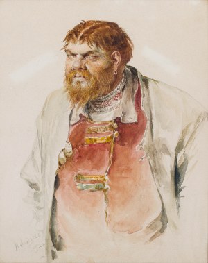 Klavdiy Vasilyevich Lebedev (1852-1916 Moscow), Portrait of Maluta Skuratov, 1892