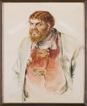 Klavdiy Vasilyevich Lebedev (1852-1916 Moscow), Portrait of Maluta Skuratov, 1892