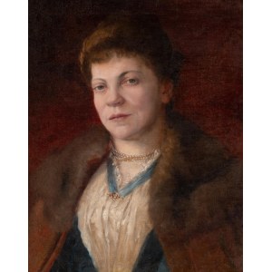 Reinhold Bahl (1869 Gdańsk - 1945 tamże), Portret kobiety, 1889