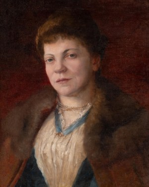 Reinhold Bahl (1869 Gdansk - 1945 there), Portrait of a woman, 1889
