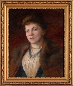 Reinhold Bahl (1869 Gdansk - 1945 there), Portrait of a woman, 1889
