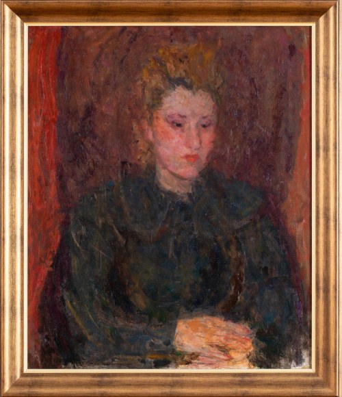 Eugeniusz Eibisch (1896 Lublin - 1987 Warszawa), Portret kobiety