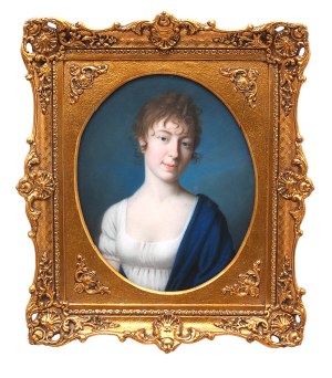 Artist unspecified (19th century), Portrait of a lady, early 19th century.