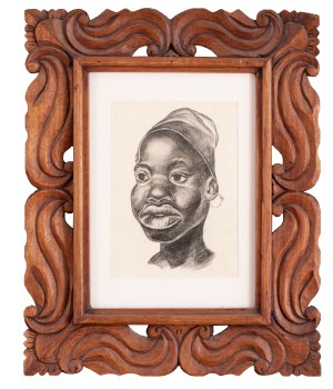 Boleslaw Cybis (1895 Vilnius - 1957 Trenton), Head of a Woman