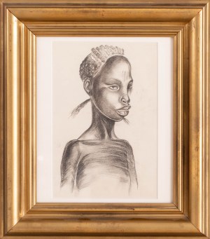 Boleslaw Cybis (1895 Vilnius - 1957 Trenton), Bust of a woman