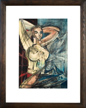 Jerzy Tchórzewski (1928 Siedlce-1999 Warsaw), Nude of a girl, 1955