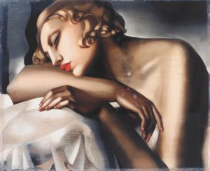 Tamara Lempicka (1894 Warsaw - 1980 Cuernavaca), Sleeping Girl