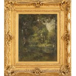Marie-Ferdinand Jacomin (1838 Paryż-1932 Saint-Germain-en-Laye), Leśny staw