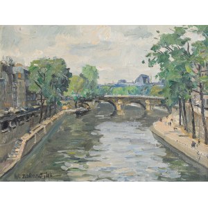 Włodzimierz Zakrzewski (1916 Petrohrad - 1992 Varšava), Pont Neuf, Paříž, 1958