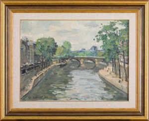 Włodzimierz Zakrzewski (1916 St. Petersburg - 1992 Warsaw), Pont Neuf, Paris, 1958.