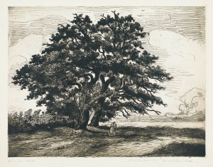 Jean Peské (1870 Golta/Ukraine-1949 Le Mans), Landscape with staffage