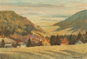 Zenon Pokrywczynski (1905-1992), Podgórze Landscape, 1952