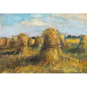 Artysta nieokreślony (2 poł. XIX w.), Stogi siana