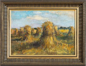 Artist unspecified (2nd half of 19th century), Haystacks