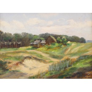 Reinhold Bahl (1869 Gdańsk - 1945 tamże), Pejzaż ze Stogów