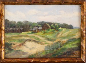 Reinhold Bahl (1869 Gdansk - 1945 there), Landscape from Stogów