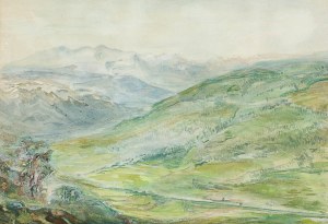 Konstanty Brandel (1880 Warsaw - 1970 Paris), Mountain Landscape