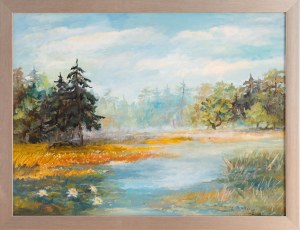 Jadwiga Blaszczyk-Jurkonis (1944 Aleksandrów Łódzki-2002), By the Wigry River, 1995.