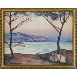 Jerzy Rupniewski (1888 Warsaw-1950 Świecie), Landscape with a Lake
