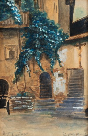 Painter unspecified (20th century), Backyard, 1923
