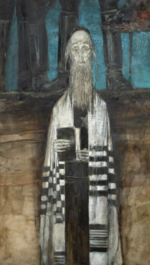 Maciej Lachur (1927 Zagórze - 2008 Otwock), Rabbi Execution, 1972