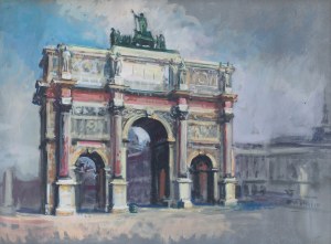 Artist unspecified (2nd half of 19th century), Arc de Triomphe Carrousel in Paris