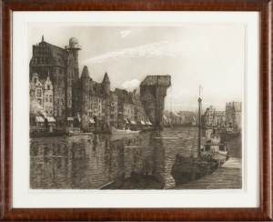 Berthold Hellingrath (1877 Elblag - 1954 Hannover), Dlugie Pobrzeze in Danzig